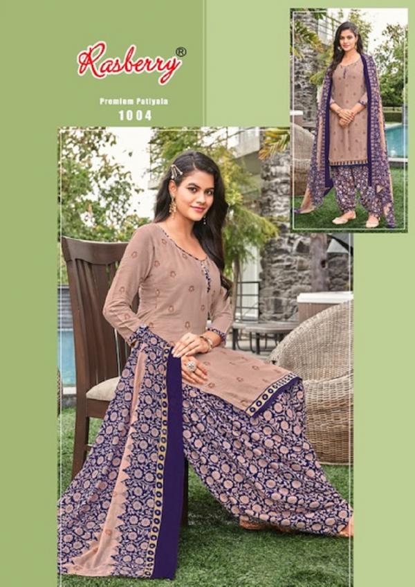 Rasberry Premium Patiyala Vol 1 Designer Cotton Dress Material
